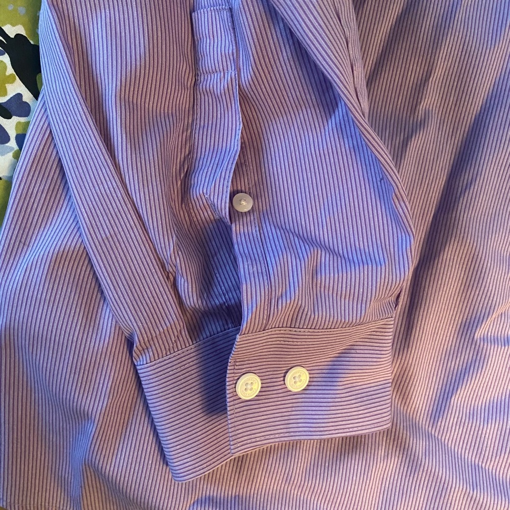Calvin Klein cool tech purple button down size XL